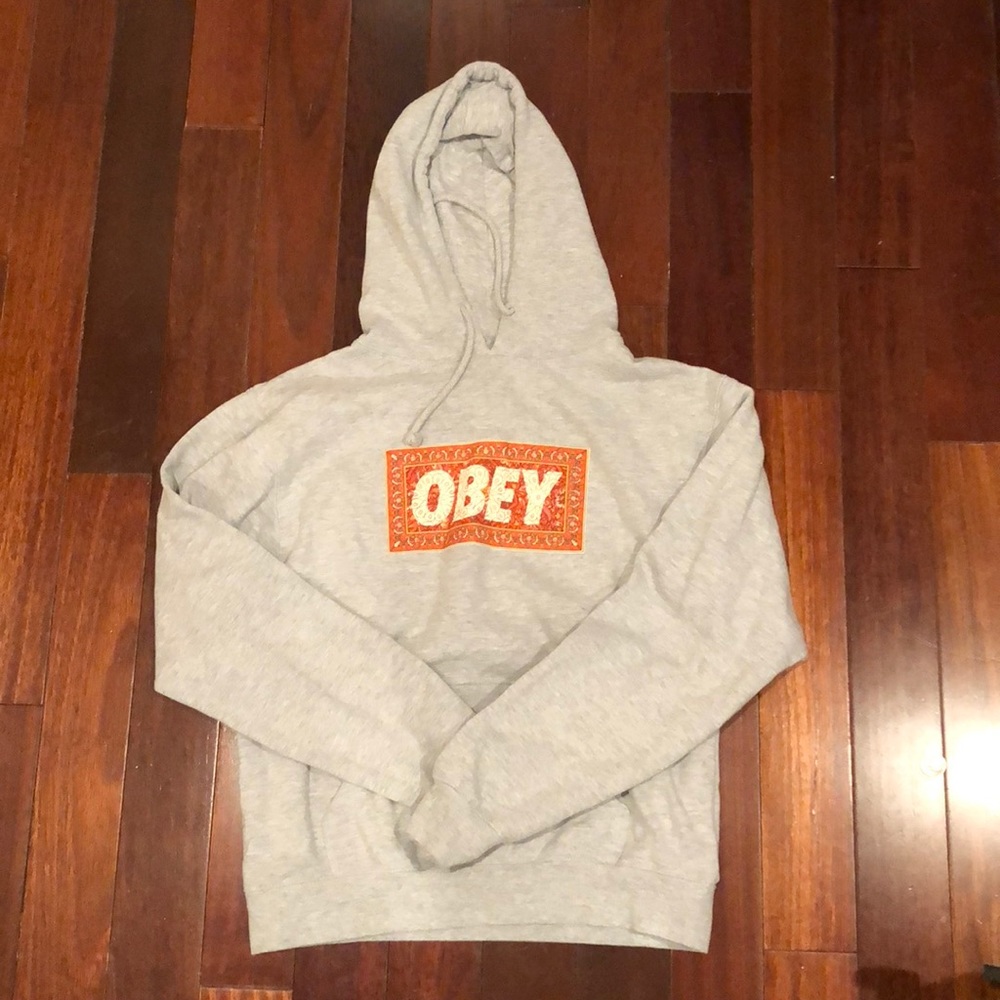 Obey gray sweatshirt